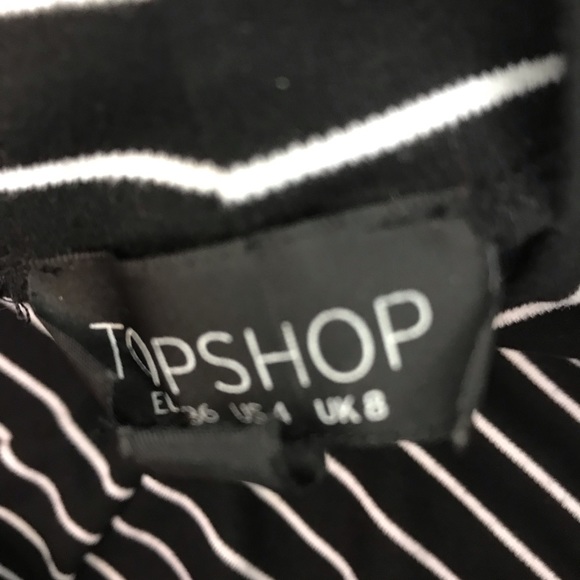 NWOT Topshop front knot long sleeve crop top - Picture 5 of 5